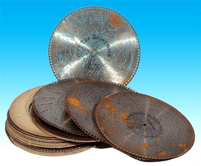 Appraisal: A QUANTITY OF CONTINENTAL POLYPHONE DIAMETER DISCS mostly made in