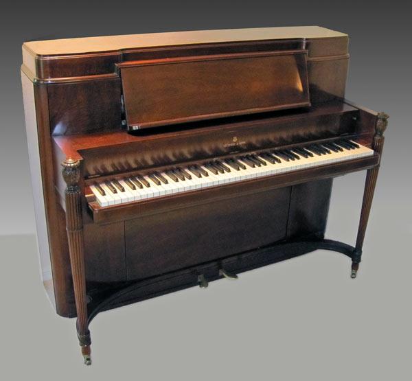 Appraisal: STEINWAY SONS MAHOGANY CASE REGENCY UPRIGHT PIANO Upright or vertical