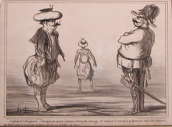 Appraisal: General Schlagmann Daumier Honor French - lithograph x inches Caption