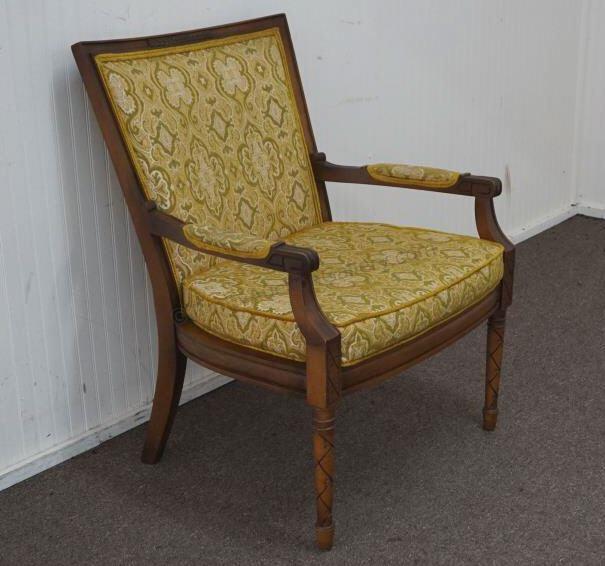 Appraisal: A nice all original 's mahogany side chair with carved