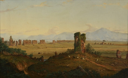 Appraisal: Joseph Ropes American - The Roman Campagna and View of