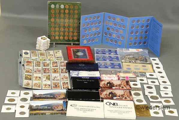 Appraisal: Misc coin collection to include U S Mint proof sets