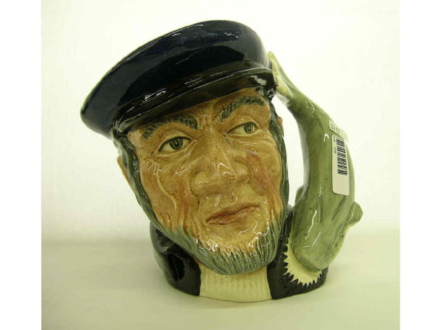 Appraisal: Royal Doulton Captain Ahab Toby mug signed by Michael Doulton