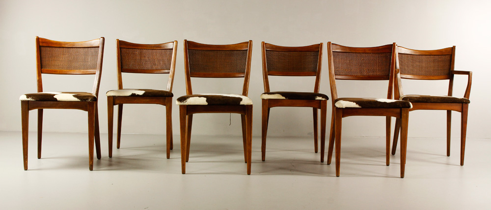 Appraisal: - Set of Modern Dining Chairs Set of six Modern