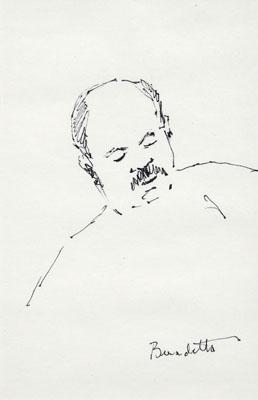 Appraisal: Tony Benedetto Bennett drawing New York born portrait of a