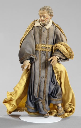 Appraisal: Good Italian Creche Figure of a Nobleman fourth quarter th