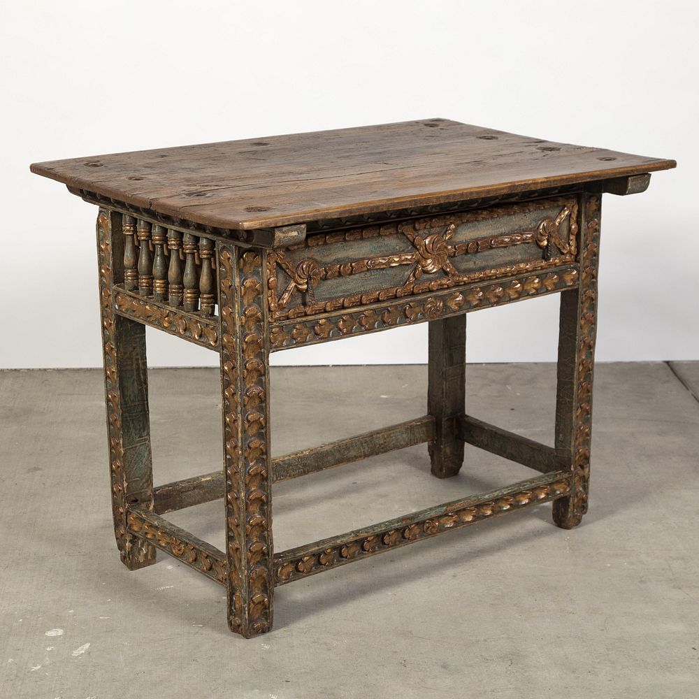 Appraisal: Spanish Colonial Peru Altar Table th Century Spanish Colonial Peru