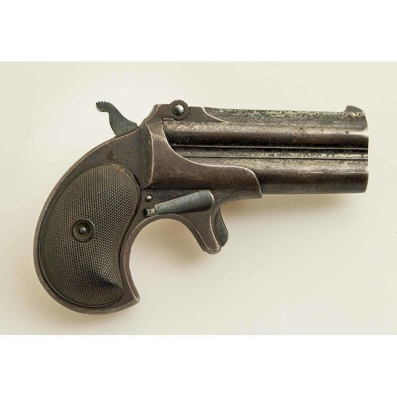 Appraisal: Remington UMC Double Barrel Derringer Remington UMC double barrel derringer