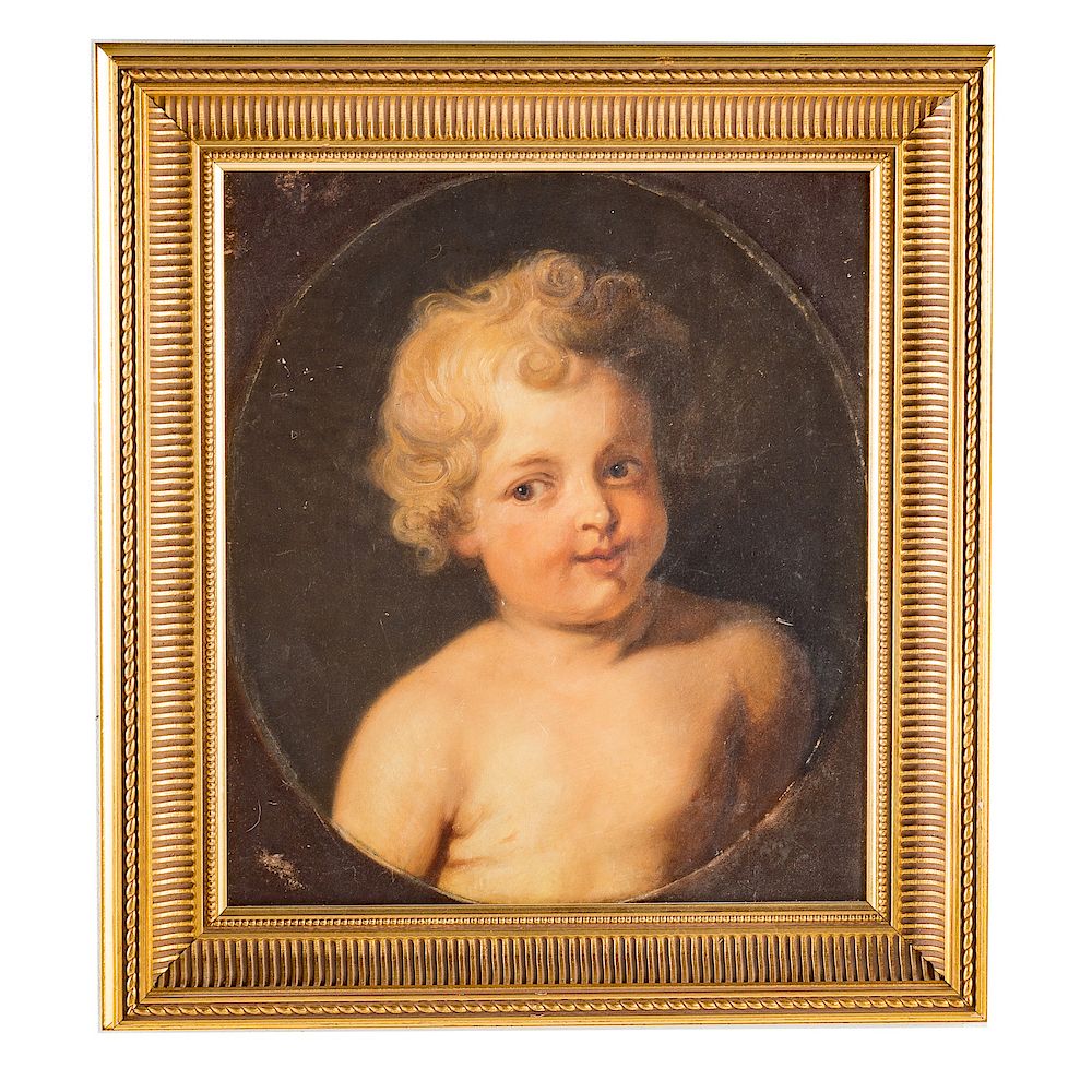 Appraisal: Manner of Peter Paul Rubens Head of a Boy oil