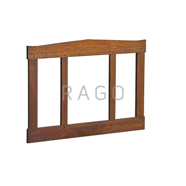 Appraisal: GUSTAV STICKLEY Mirror Condition Report Good original finish missing hardware