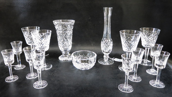 Appraisal: ASSORTED WATERFORD CRYSTAL TABLEWARE Ferndale cordials H Alana claret wines