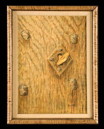 Appraisal: ARMAND LAMONTAGNE b STILL LIFE WITH LOCK AND KEY Oil