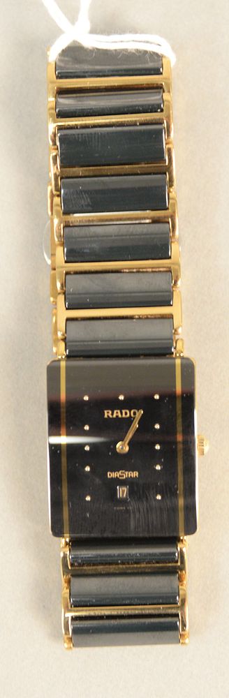 Appraisal: Rado Diastar mens wristwatch with original box Rado Diastar mens