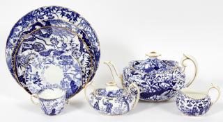 Appraisal: ROYAL CROWN DERBY MIKADO DINNER SET PCS ROYAL CROWN DERBY