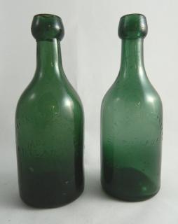 Appraisal: Soda round bottles Soda- round- marked 'Dyottvile Glass Works Philada'