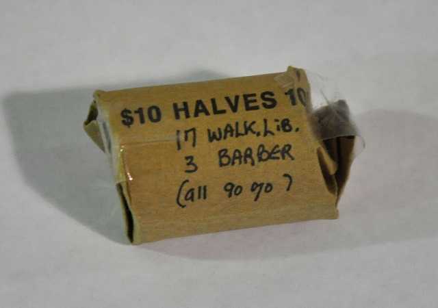 Appraisal: Roll of Silver Half Dollars coins Including Walking Libertys grades