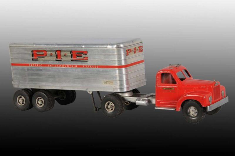 Appraisal: Pressed Steel Smith Miller P I E Trailer Truck Description