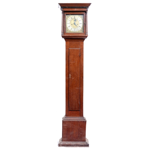 Appraisal: An English oak eight day longcase clock Robert Bins th