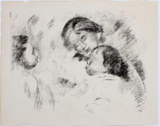 Appraisal: PIERRE-AUGUSTE RENOIR FRENCH - LITHOGRAPH H W UNE M RE