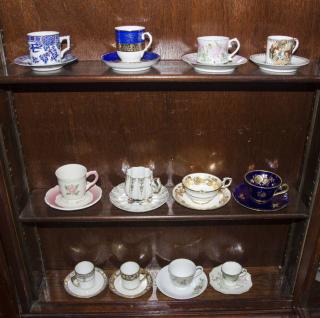 Appraisal: China Asst Demitasse Cups and Saucers