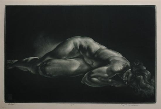 Appraisal: REYNOLD WEIDENAAR American - PENITENT signed titled and numbered in