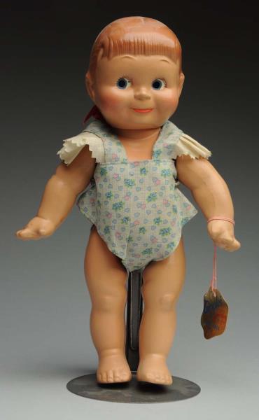 Appraisal: Rare Composition Giggles Doll Designed by Rose O Neill with