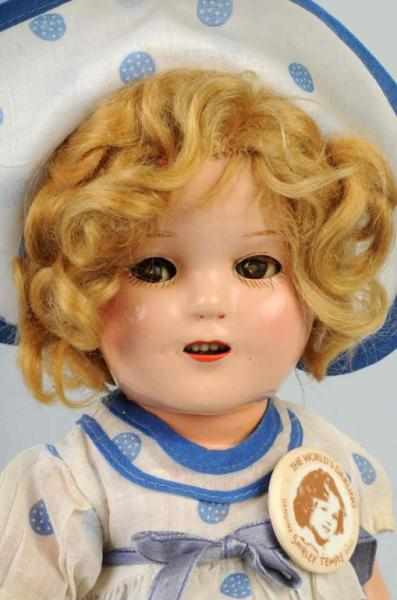 Appraisal: Composition Ideal Shirley Temple with Flirty Eyes Description Original blonde