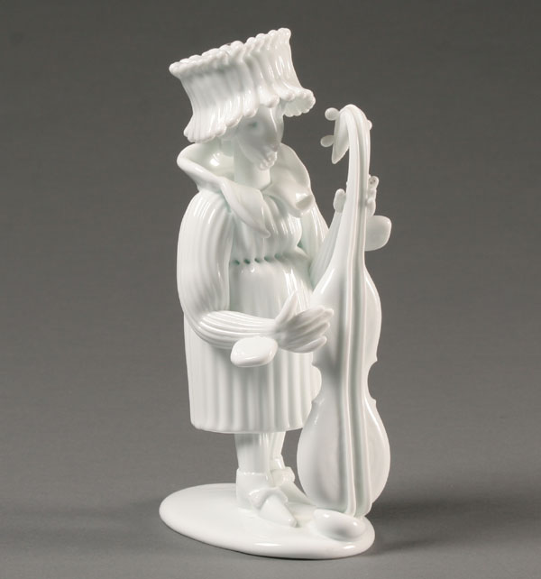 Appraisal: Venini e C Grotesque glass figurine designed by Fulvio Bianconi