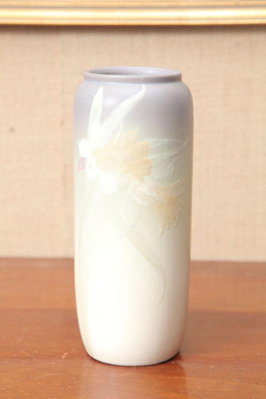 Appraisal: WELLER VASE In the Hudson pattern and decorated with yellow