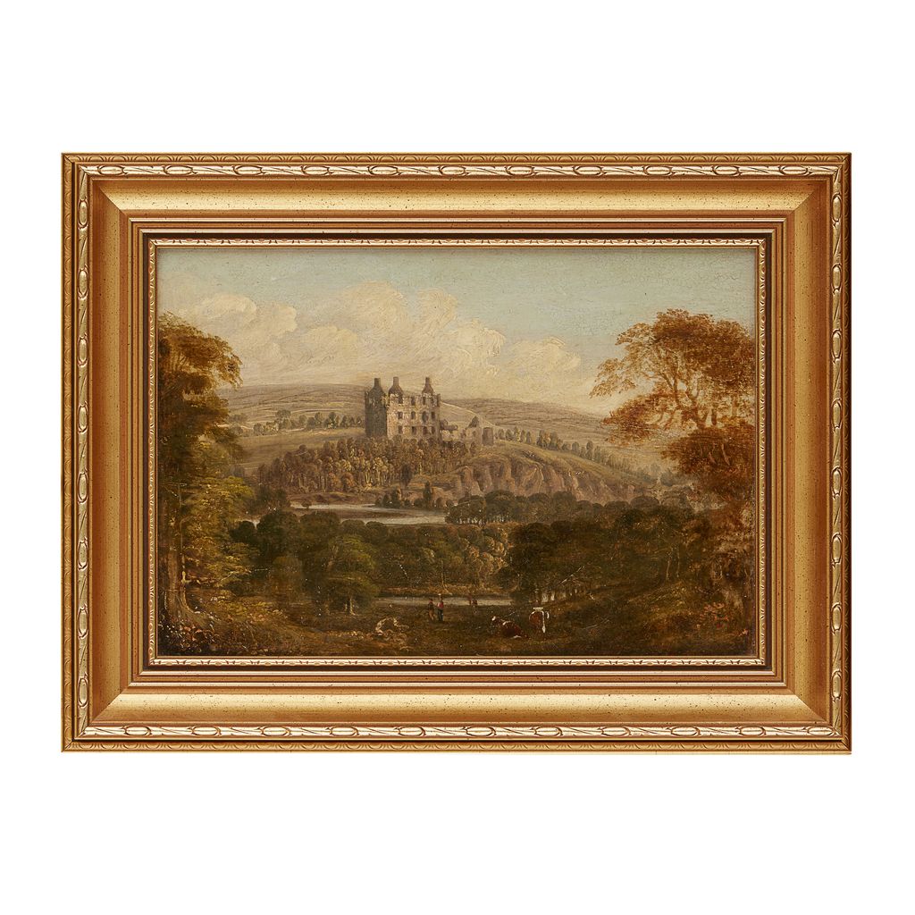 Appraisal: FOLLOWER OF ALEXANDER NASMYTH A CAPRICCIO VIEW OF A RUIN