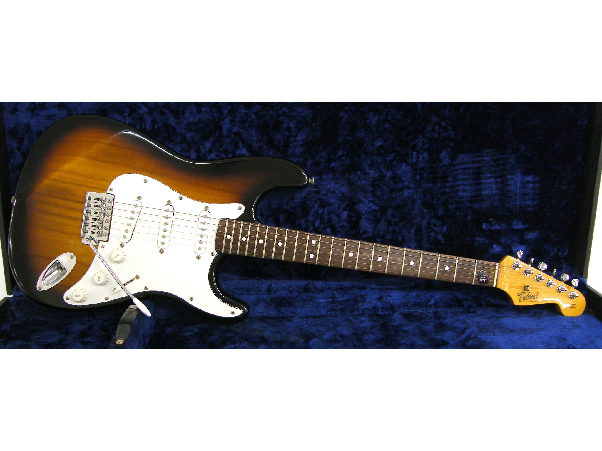 Appraisal: Stratocaster style electric guitar comprising a mid s Tokai Gold