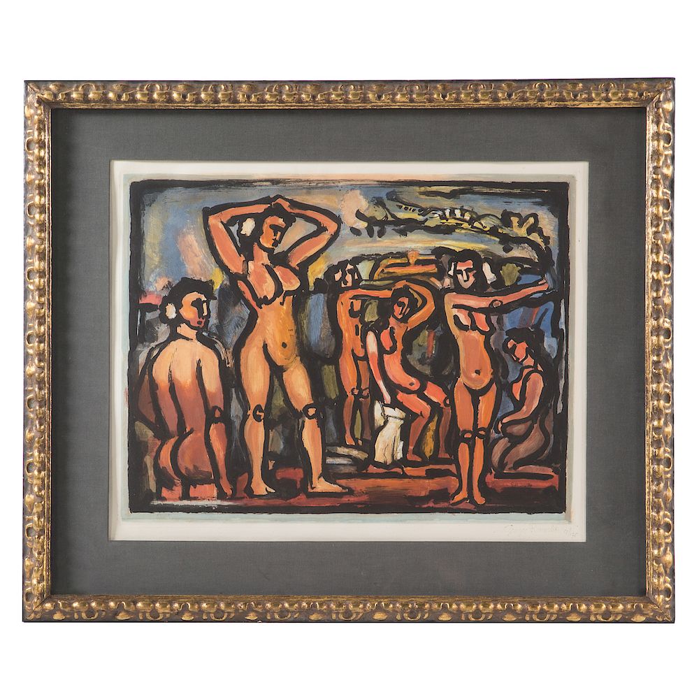 Appraisal: Georges Rouault Automne French - Aquatint c ed pencil signed