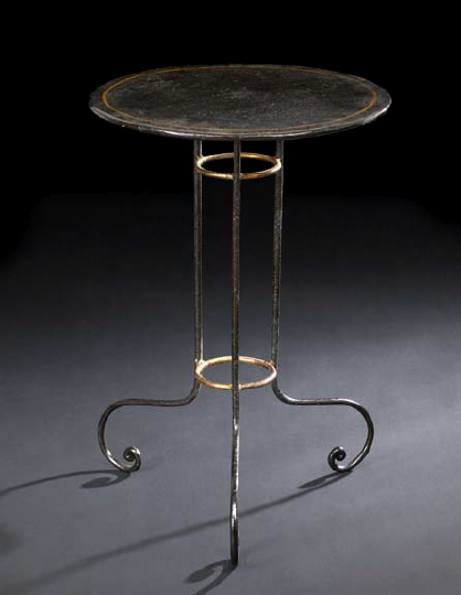 Appraisal: Napoleon III Tole-Peinte Occasional Table third quarter th century the