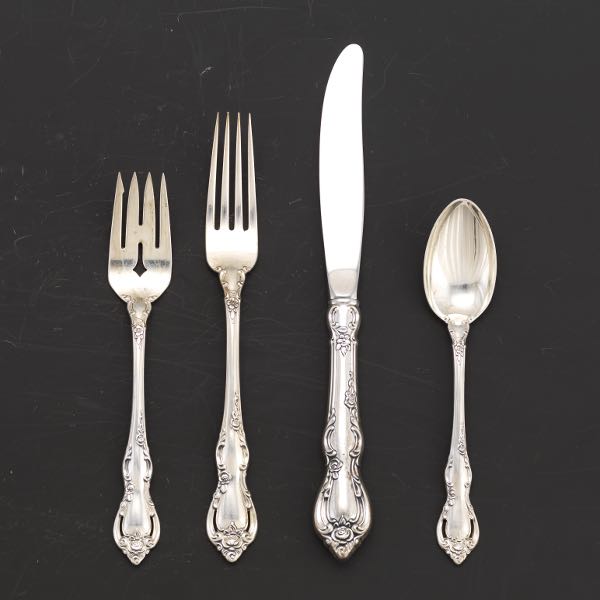 Appraisal: TOWLE SPANISH PROVINCIAL STERLING SILVER FLATWARE pieces of Towle Spanish