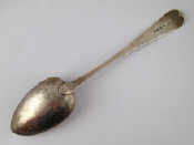 Appraisal: A Georgian silver brightcut O E tablespoon Joseph Hicks Exeter