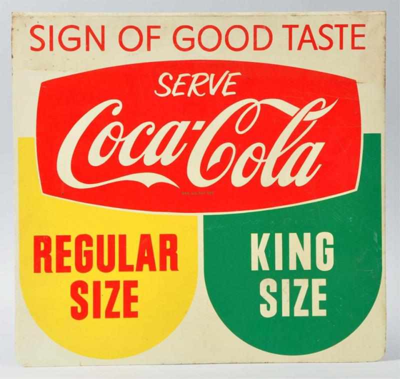 Appraisal: Lot of Assorted Tin Coca-Cola Signs Description Three Things Go