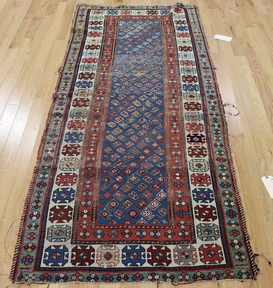 Appraisal: Antique And Finely Hand Woven Area Carpet Nice colors and