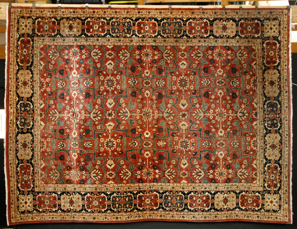 Appraisal: - Heriz Carpet Heriz carpet ' x ' Provenance From