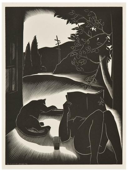 Appraisal: Paul Landacre - Sultry Day LC Wood engraving the edition