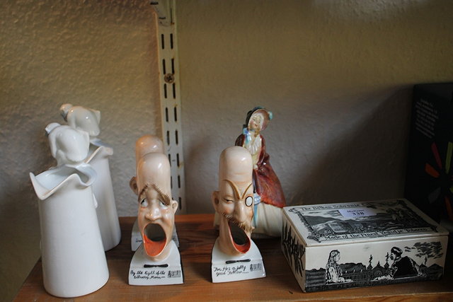 Appraisal: A MONOCHROME POTTERY CIGARETTE BOX advertising The Balkan Sobranie Cigarettes