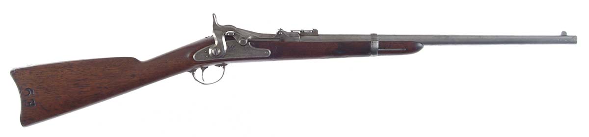 Appraisal: EXTREMELY RARE BUFFALO SOLDIER SPRINGFIELD MODEL TRAPDOOR CARBINE Cal -