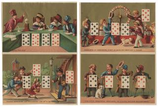 Appraisal: Thirteen Miscellaneous Playing Card Items - Includes Duke Cigarette Fancy