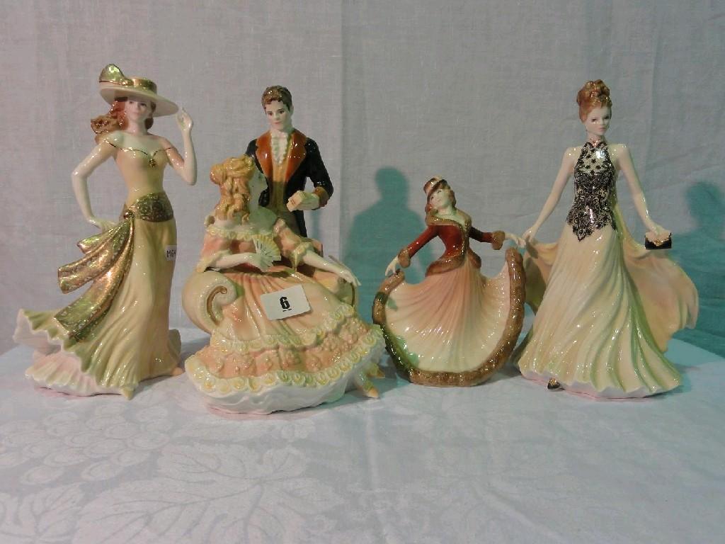 Appraisal: A collection of four Royal Worcester figures A Gift of