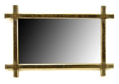 Appraisal: A late Victorian ebonised and parcel gilt wall mirror x