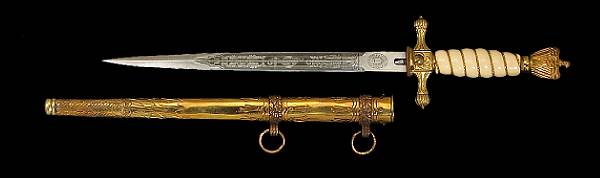 Appraisal: A rd Reich Navy officer's dirk by Paul Weyersberg amp