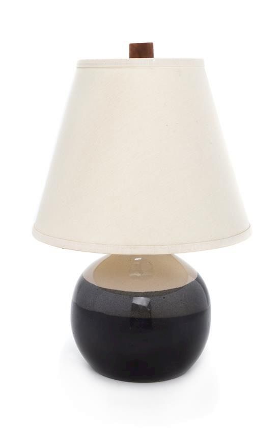 Appraisal: Gordon and Jane Martz American - - Striped Table Lamp