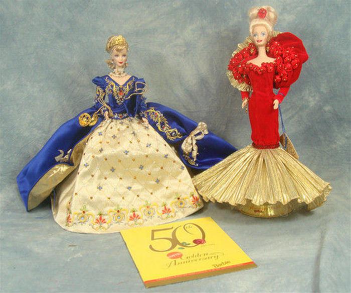 Appraisal: Faberge Imperial Elegance and th Golden Anniversary Barbie Dolls both