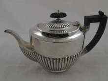 Appraisal: A silver ''Queen Anne'' style teapot London wt oz