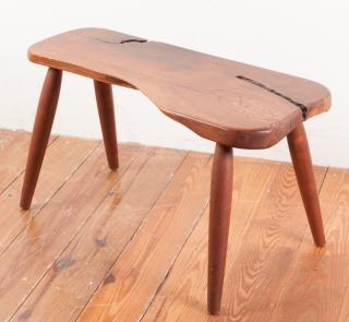 Appraisal: Phil Powell Style Free Form Coffee Table In the manner