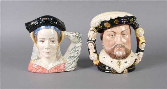 Appraisal: A Large Royal Doulton Character Jug of Anne of Cleves